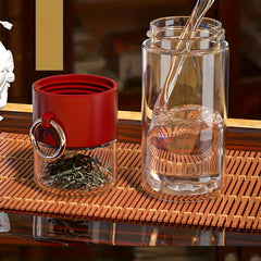 350ml Tea Water Separation Cup Leakproof Water Bottle