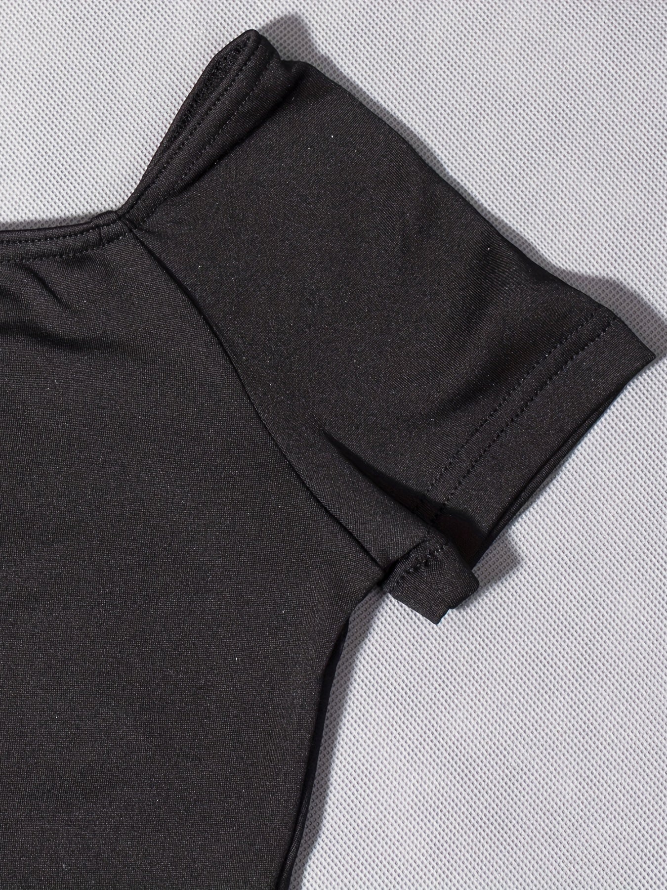 Solid Square Neck Romper Jumpsuit Sexy Short Sleeve