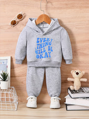 Stylish Outfit Toddler Baby Trousers Long Sleeve Sweatshirt Set