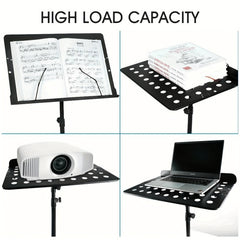 Portable Collapsible Sheet Music Stand with Carrying Bag