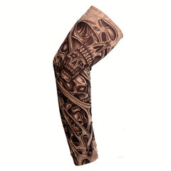 Tattoo Arm Sleeves UV Protection Sunproof Long Sleeve Elastic Sleeves