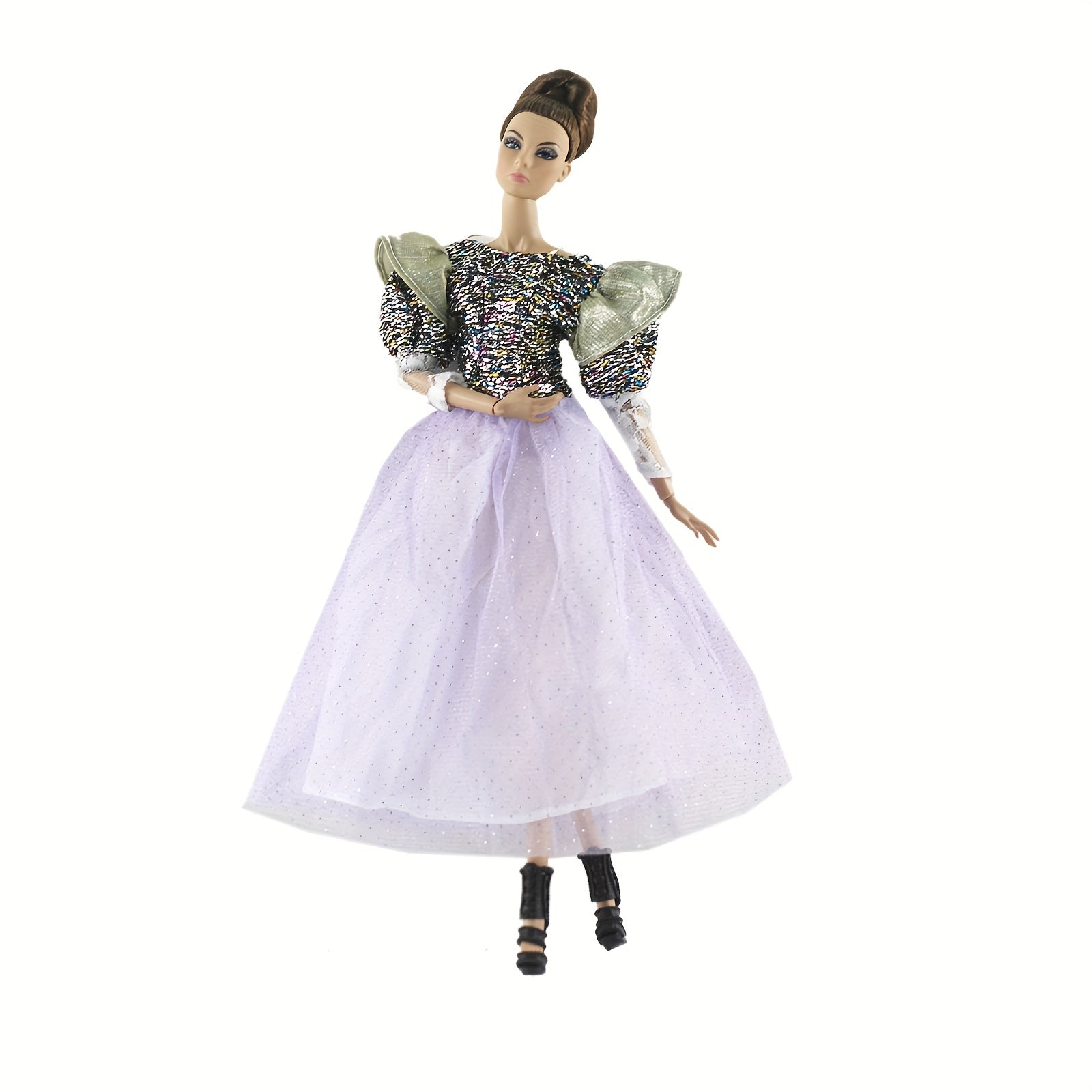 Dolls Clothes Set for 11.8-Inch Dolls - Poncho Dress Costume