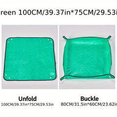 50 Waterproof Gardening Planting Mat PE Plant Repotting Foldable Pad