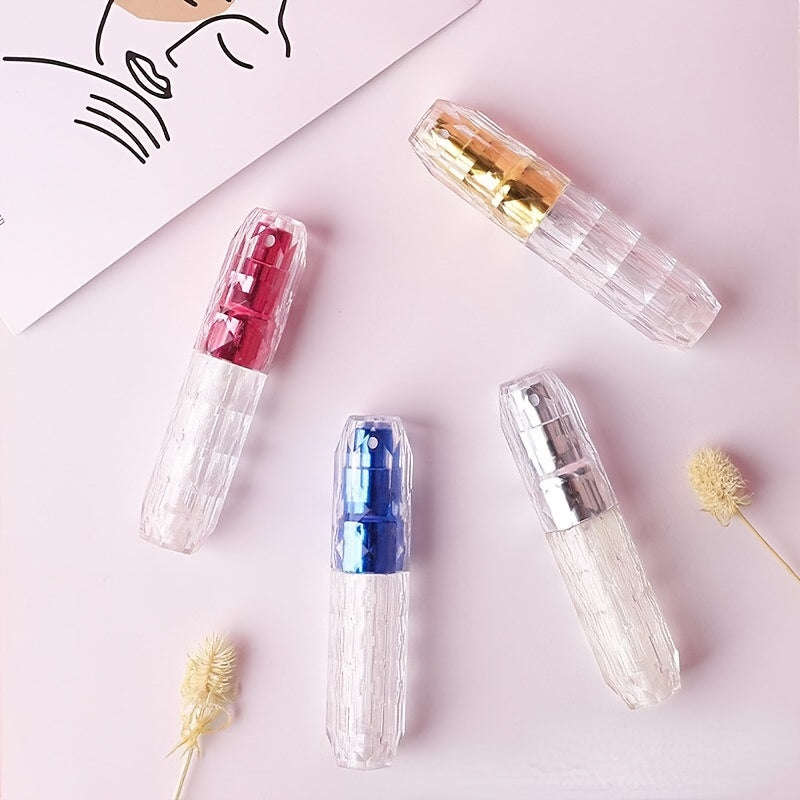 Transparent Diamond Shaped Spray Bottle 5ml