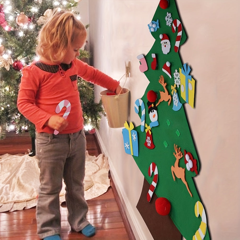 DIY Christmas Tree Felt Toy for Infants & Toddlers