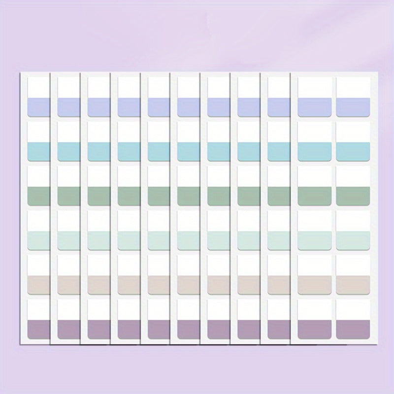 Colorful Morandi Student Classification Index Stickers