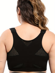  Seamless Sports Bra Women's Plus Back Support Top