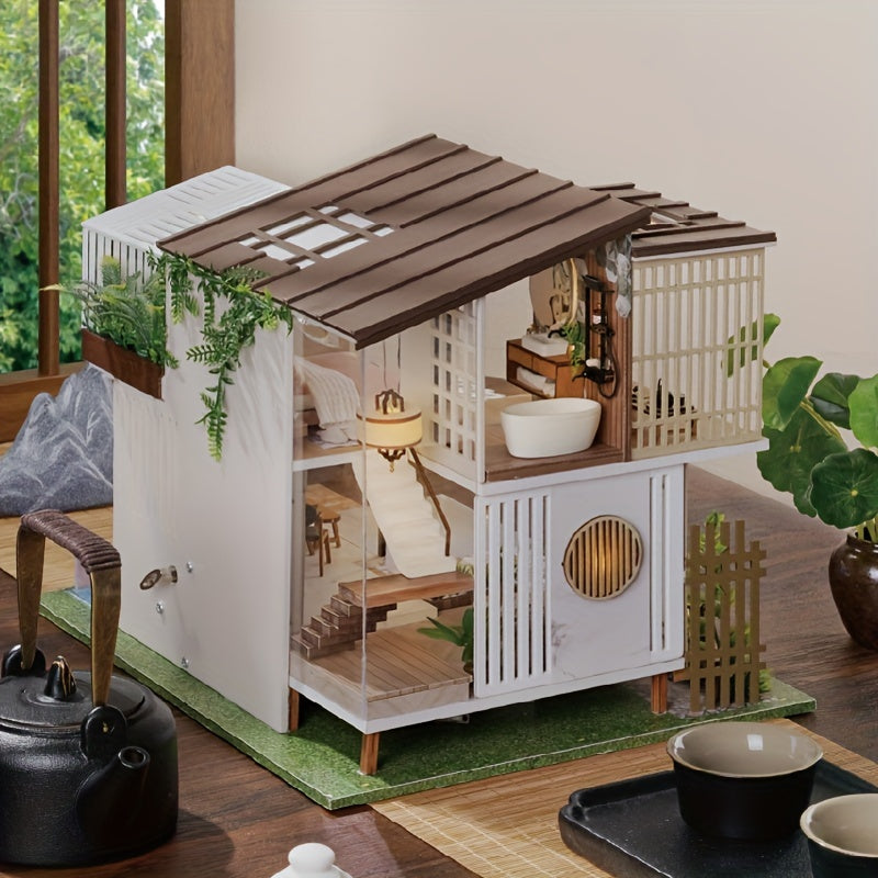 Children's 3D Wooden Puzzle Mini Building Model Home Decor Toys