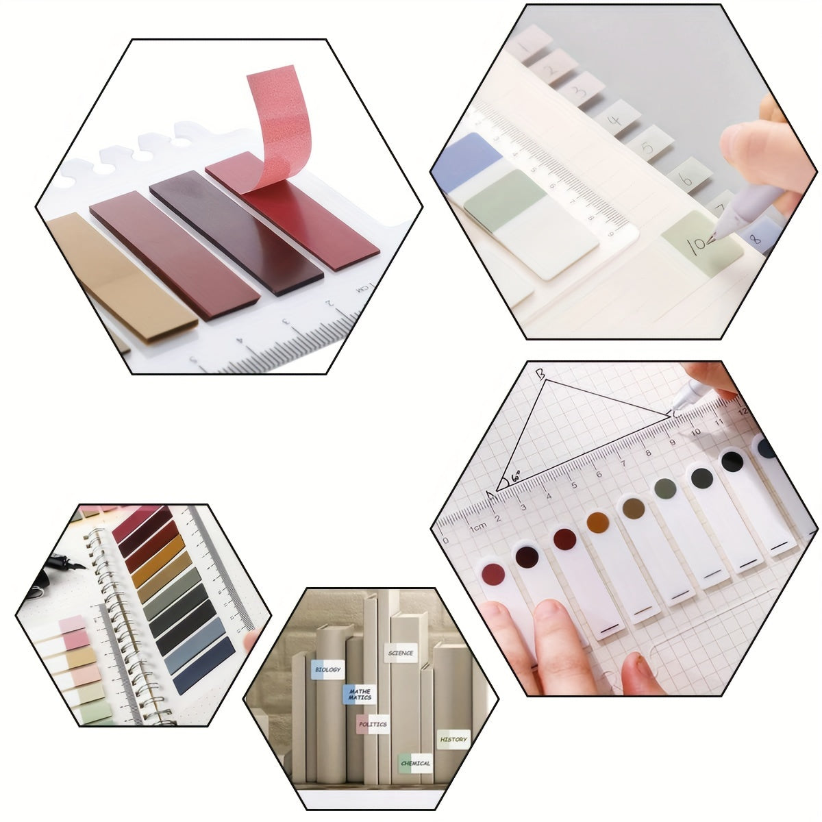 660 Pcs Sticky Tab Note Page Marker File Flags for Reading Tab Classify
