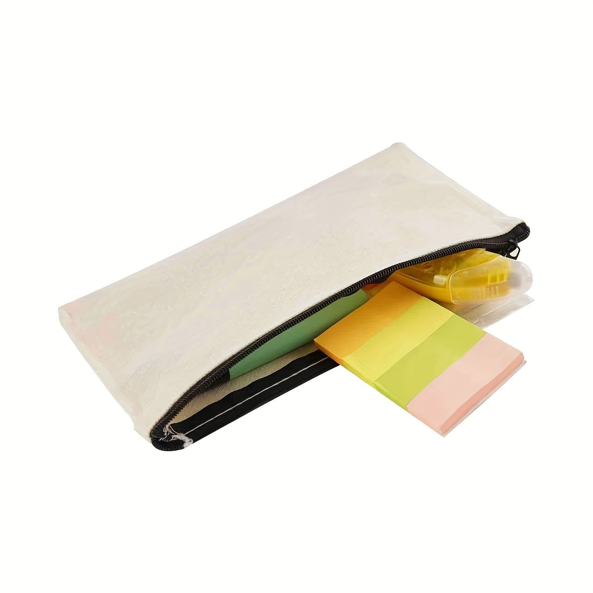 Colorful Letter Print Zipper Pouch Lightweight Carry On Bag