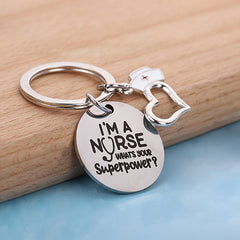 Stainless Steel Keychain Car Key Chain Pendant Men Women Key Hangers