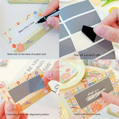 Homemade Scratch Card For Primary School Lucky Draw Teacher Incentive