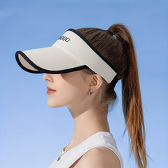 UPF 50 Visor Hat Lightweight Solid Sun Hat  Golf Baseball