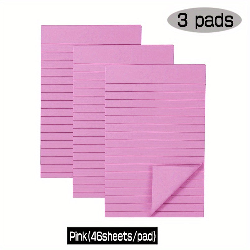 Large Sticky Notes 4x6 IN, Bright Pastel Colors, 46 Sheets x 9 Pack