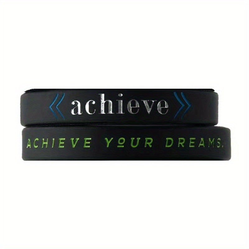 Motivational Silicone Bracelet Inspirational Quotes Wristband