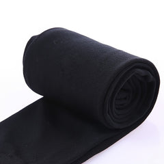 Plush Lined Tights Opaque Hi-Waist Thermal Leggings Women's Stockings