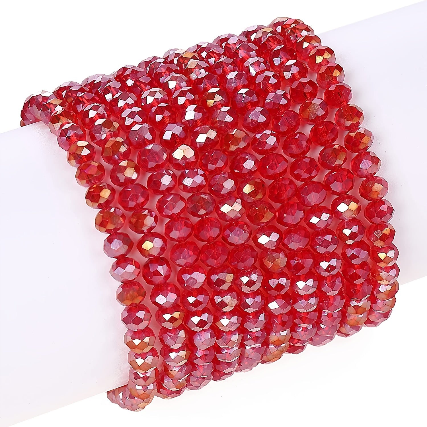 6 8mm AB Crystal Glass Beads Faceted Crystal Glass Beads for Jewelry Making DIY