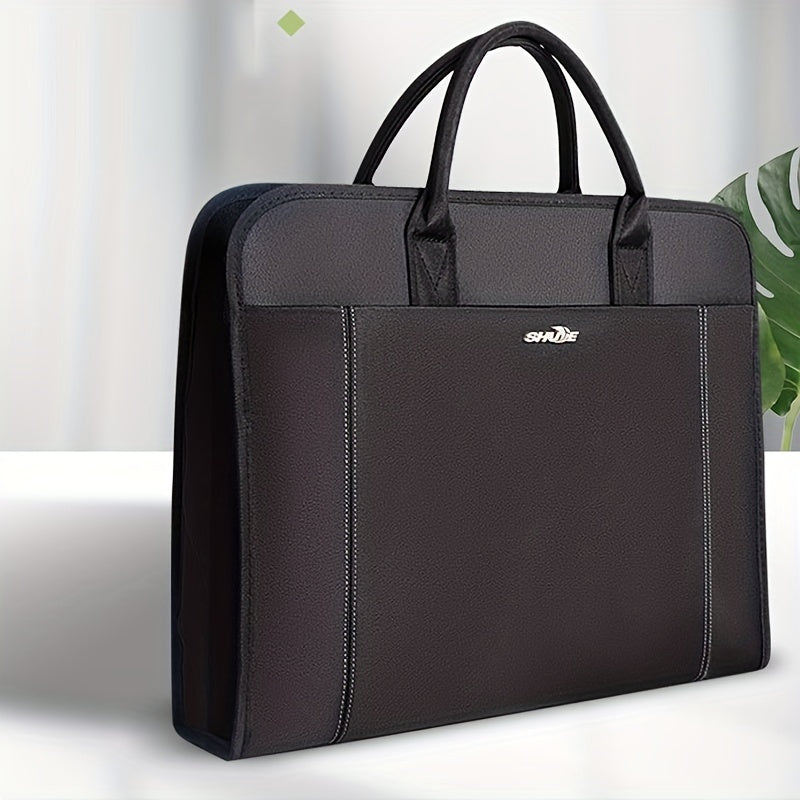 Men's Canvas Briefcase Office File Bag Laptop Business Bag