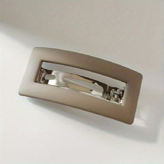 Hollow Square Hair Clip for Girls and Women