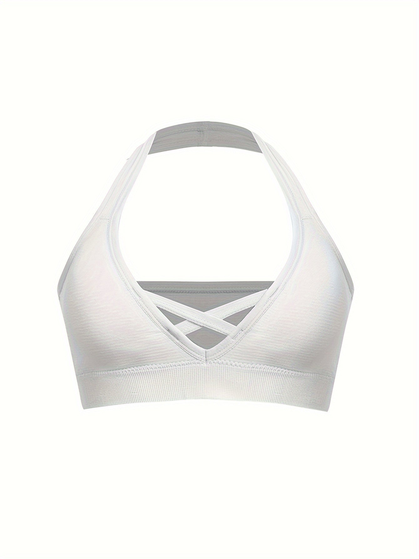Criss Cross Hollow Push Up Bra Backless Comfortable Stretch Bra