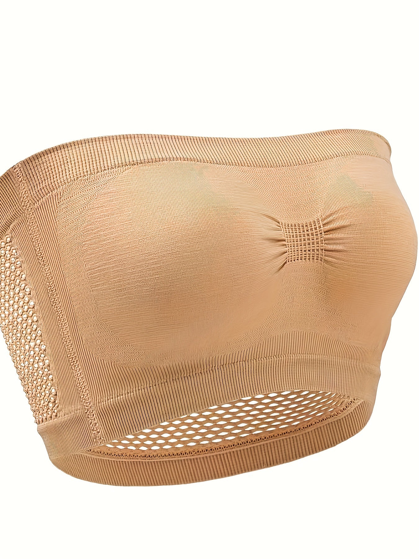 Strapless Bandeau Bra Hollow Out Stretch Underwear