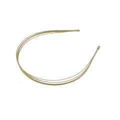 Alloy Golden Metal Wide Hair Band Head Band Solid Hair Hoop Hair Accessories
