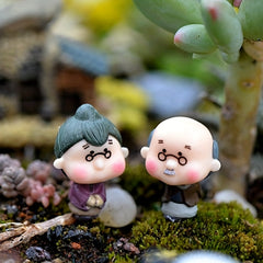 2pcs Fairy Garden Figurines for Magical Landscapes