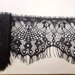 3M French Retro Eyelash Lace Fabric Floral Pattern Skirt Sleeves Underwear DIY