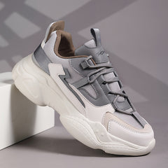 Women's Thick Sole Running Shoes Lightweight Comfortable Shock Absorption