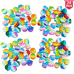 Bulk Sensory Fidget Keychains 90pcs for Kids Party Favors