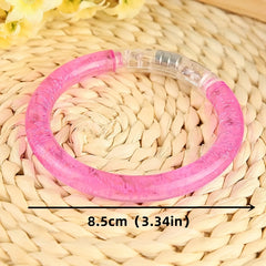 Acrylic Glitter Bracelet LED Light Up Toy