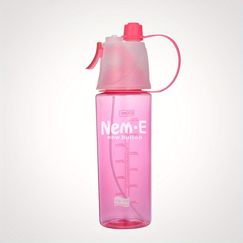 600ml Portable Spray Water Cup for Outdoor Sports