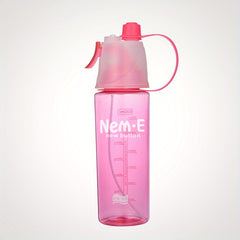 600ml Portable Spray Water Cup for Outdoor Sports