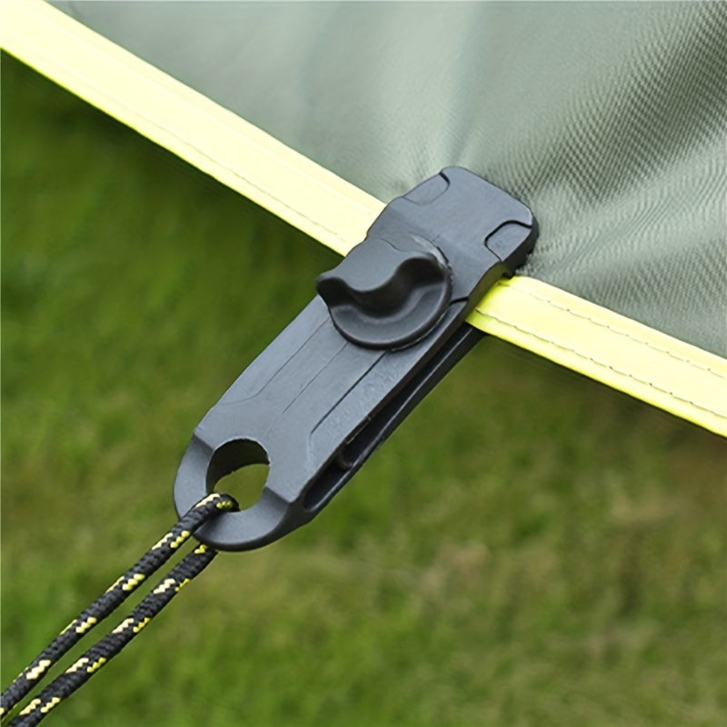 10pcs Outdoor Tent Canopy Windproof Clips for Camping & Hiking