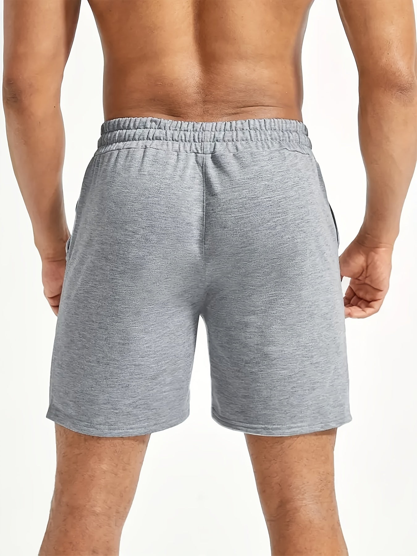 Men's Coconut Tree Printed Drawstring Shorts With Pockets