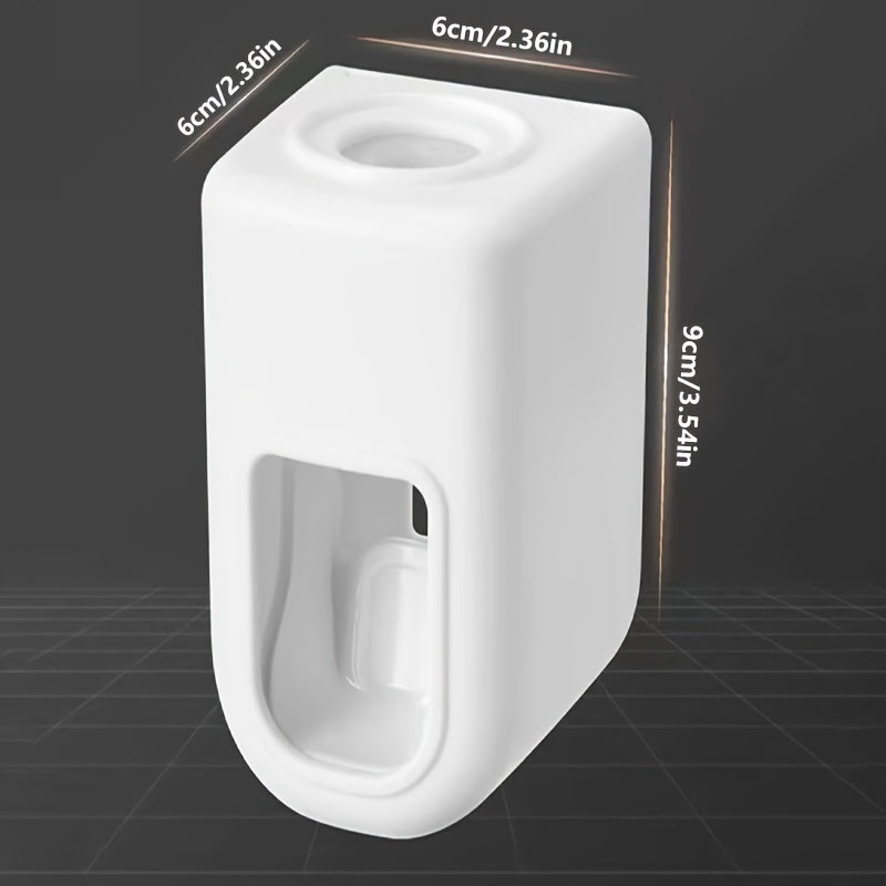 Toothpaste Dispenser Wall Mount Punch-Free Toothpaste Rack