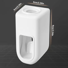Toothpaste Dispenser Wall Mount Punch-Free Toothpaste Rack