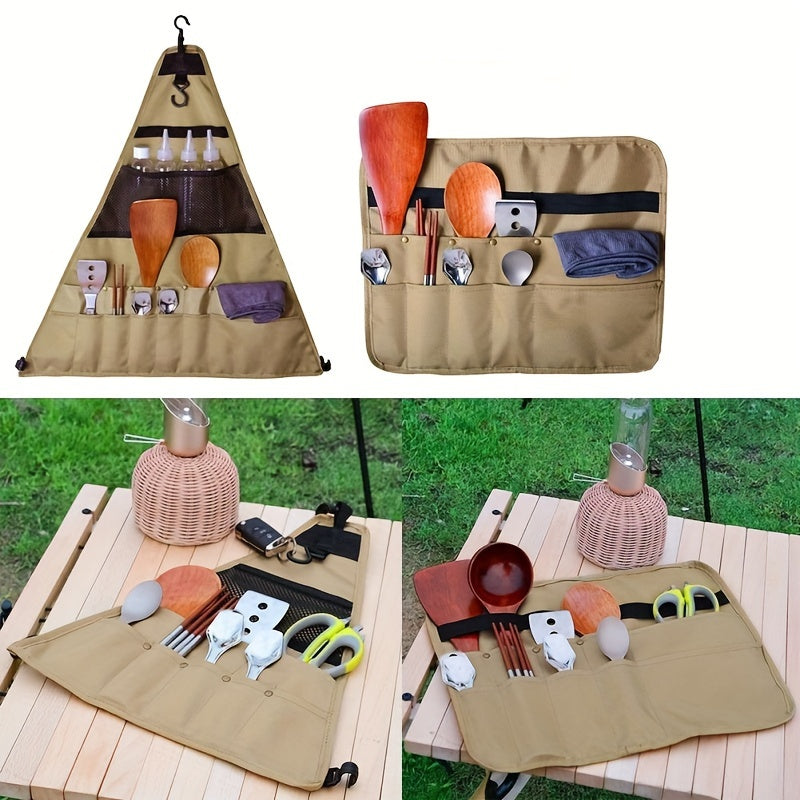 Portable Outdoor Tableware Storage Bag for Camping