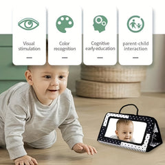 Children's Cloth Book with Mirror Toy