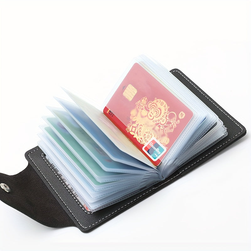 Anti-theft Brush Anti-Magnetic Card Bag with 34+ Card Slots
