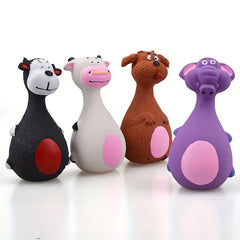 Pet Latex Toys Dog Toys Big Belly Cartoon Squeaky Toy For Dog Chew Toy Molar Toy