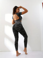 Camouflage Moisture Wicking Yoga Tight Pants