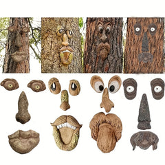 Easter Outdoor Tree Face Monster Resin Ornament Decoration