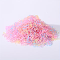 100pcs Solid Hair Ties for Ponytails Scrunchies