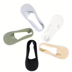 5 Pairs Lightweight Low Cut Ankle Socks Women's Stockings