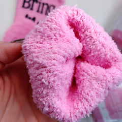 Warm & Fuzzy Coral Fleece Mid Tube Socks