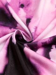  Tie Dye Half Sleeve Open Front Cardigan