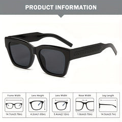 Men's Large Frame UV Protection Sunglasses Vintage Party Glasses
