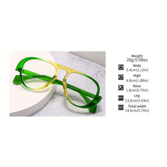 Street Style PC Glasses Anti Light Toad Mirror For Party