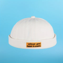 Retro Cotton Beanie Hat for Couple Students